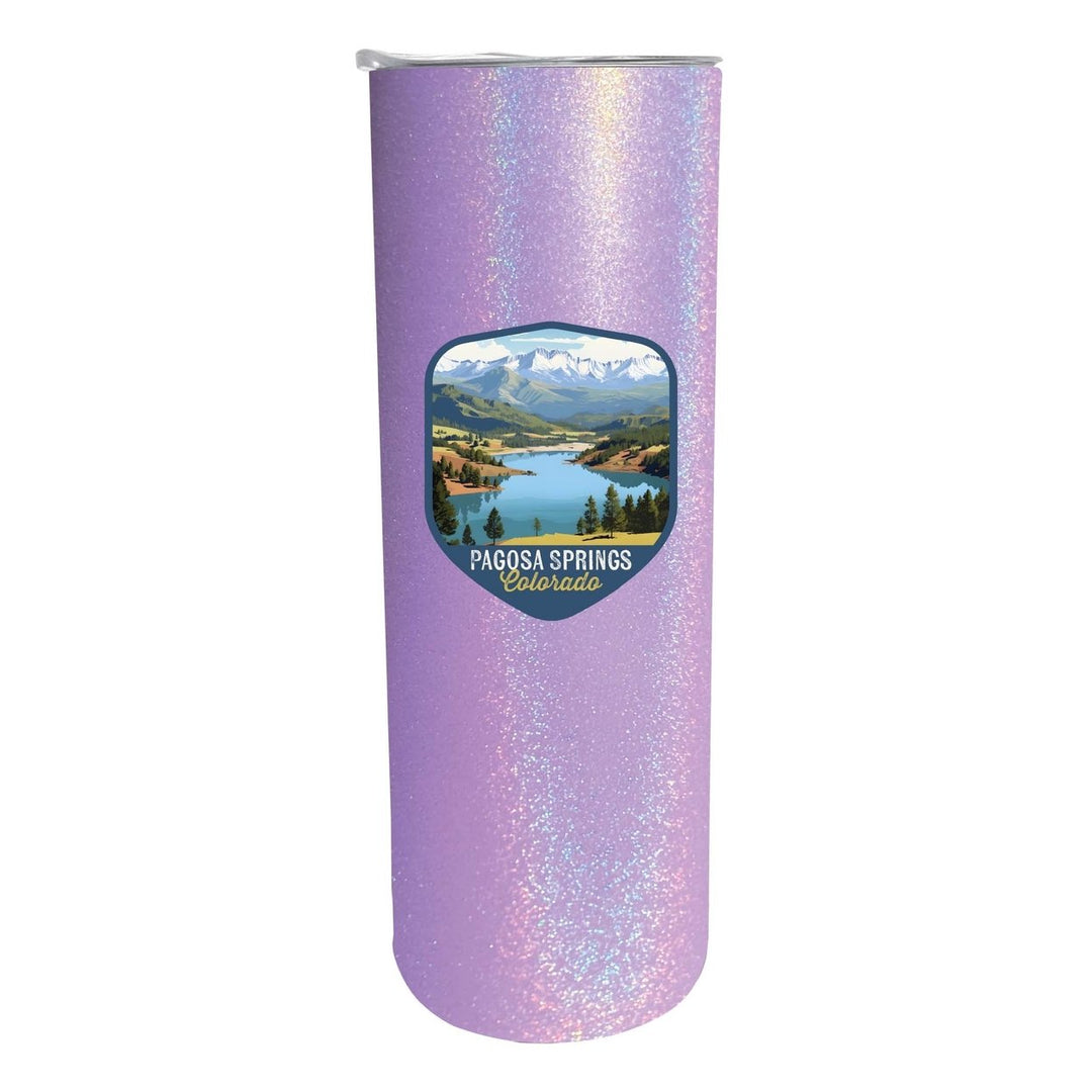 Pagosa Springs Colorado Design B Souvenir 20 oz Insulated Stainless Steel Skinny Tumbler Image 4