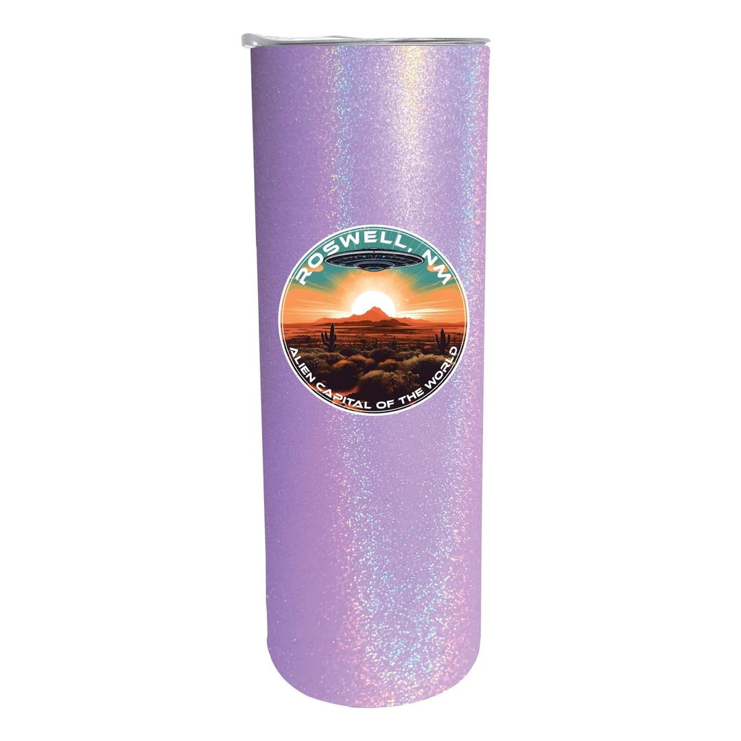 Roswell Mexico Design A Souvenir 20 oz Insulated Stainless Steel Skinny Tumbler Image 4