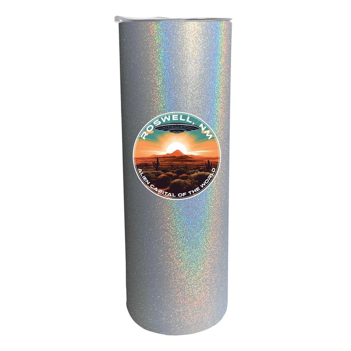 Roswell Mexico Design A Souvenir 20 oz Insulated Stainless Steel Skinny Tumbler Image 4