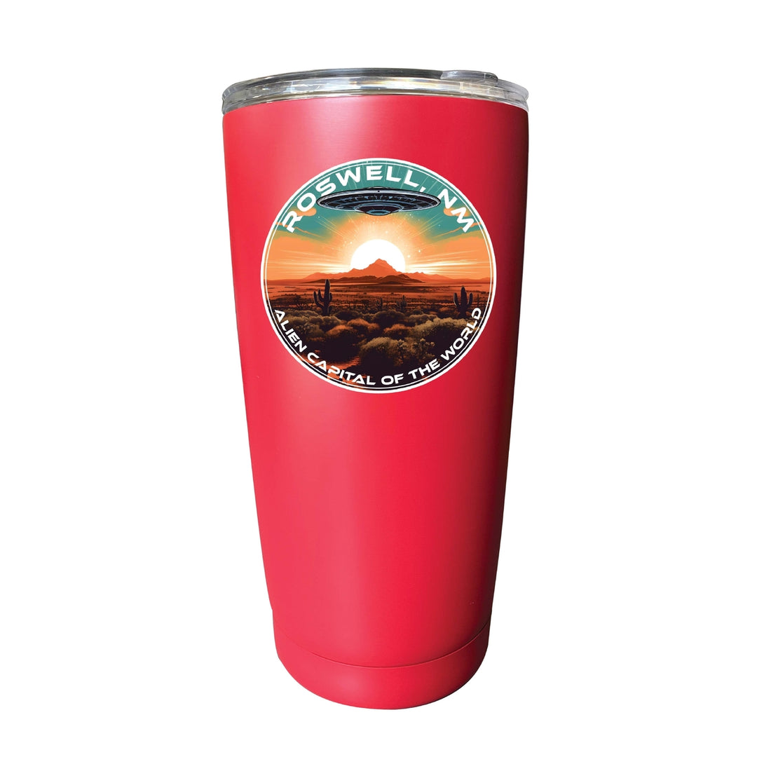 Roswell Mexico Design A Souvenir 16 oz Stainless Steel Insulated Tumbler Image 6