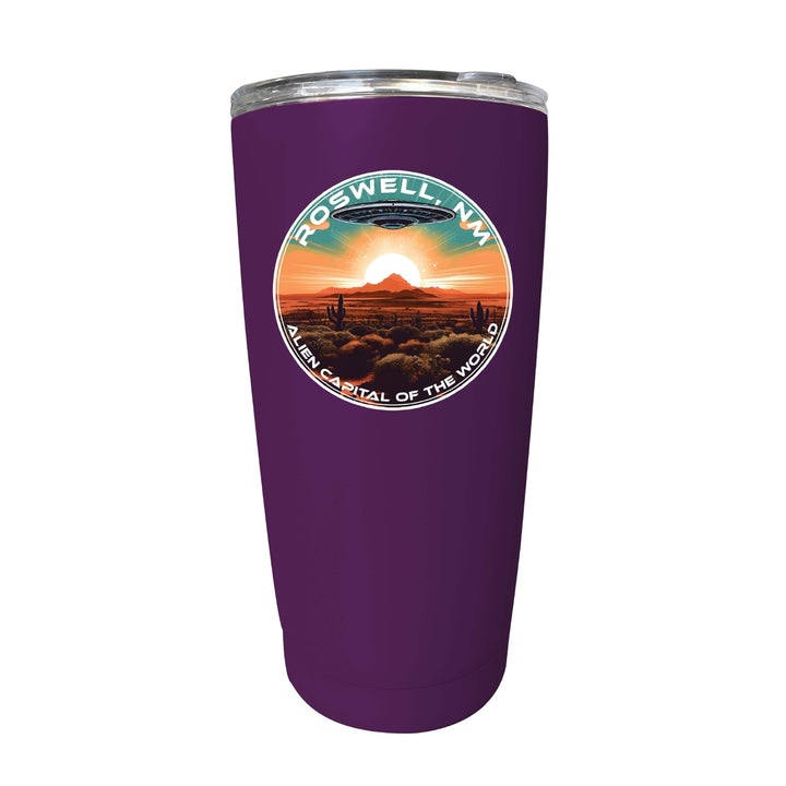 Roswell Mexico Design A Souvenir 16 oz Stainless Steel Insulated Tumbler Image 7