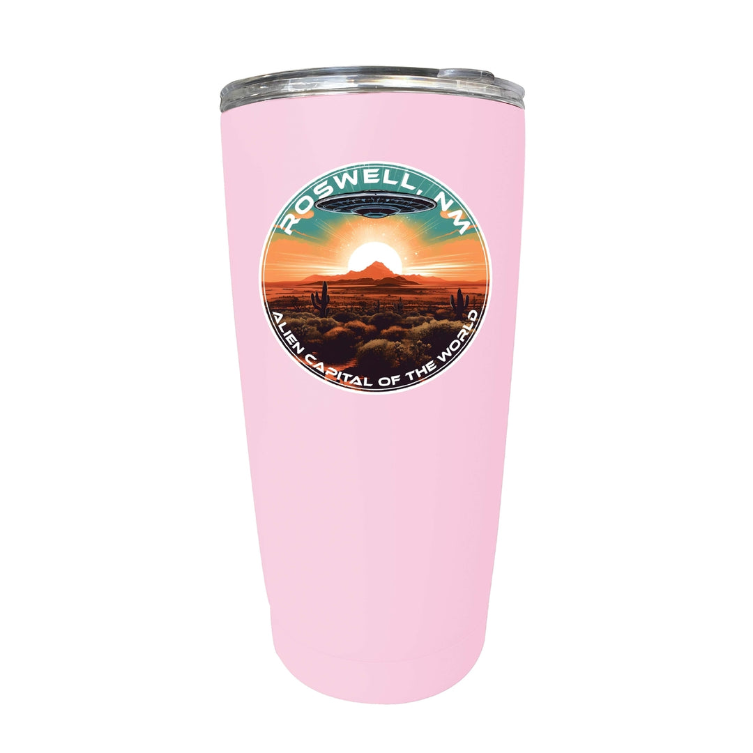 Roswell Mexico Design A Souvenir 16 oz Stainless Steel Insulated Tumbler Image 8