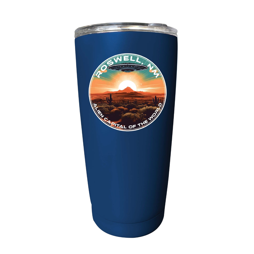 Roswell Mexico Design A Souvenir 16 oz Stainless Steel Insulated Tumbler Image 9