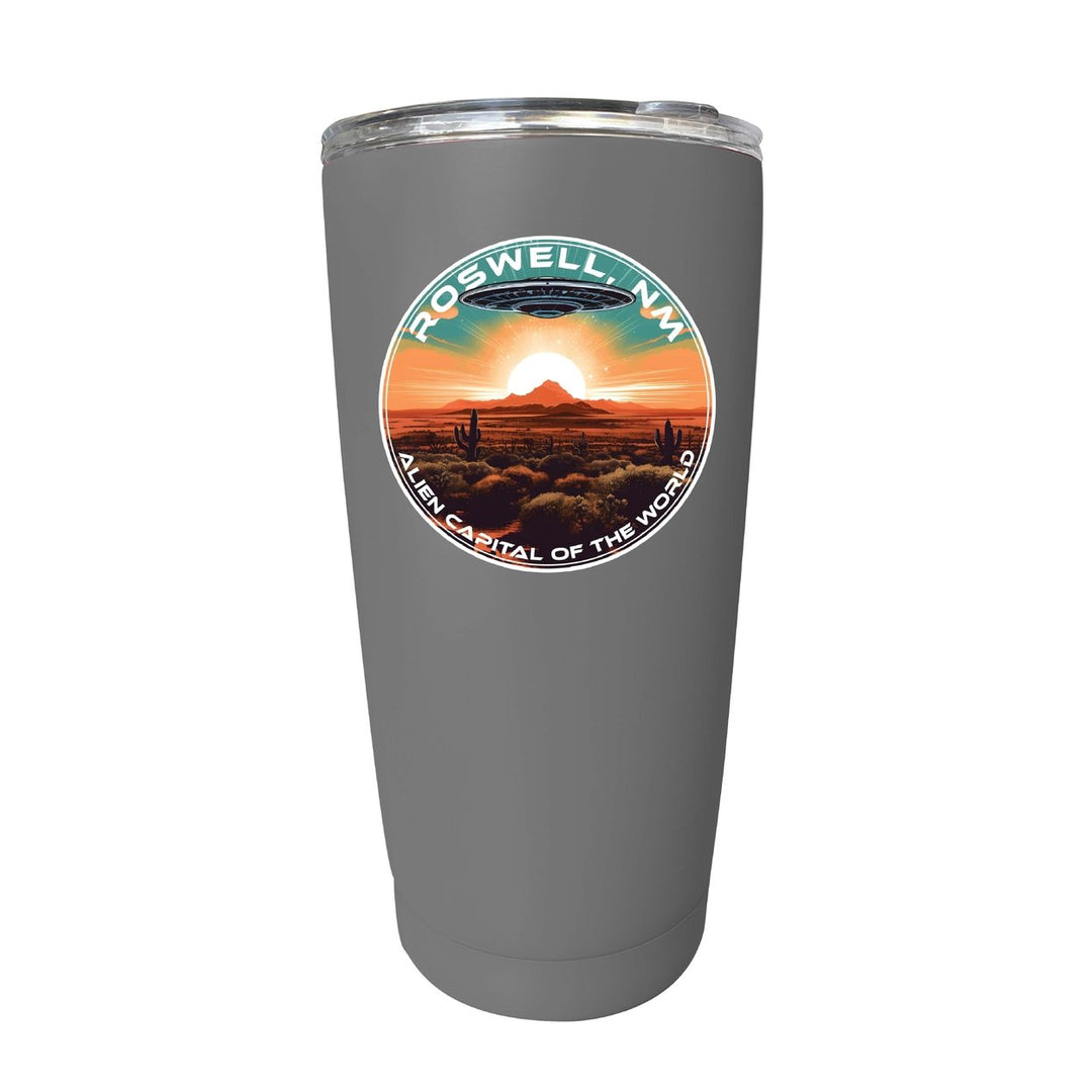 Roswell Mexico Design A Souvenir 16 oz Stainless Steel Insulated Tumbler Image 10