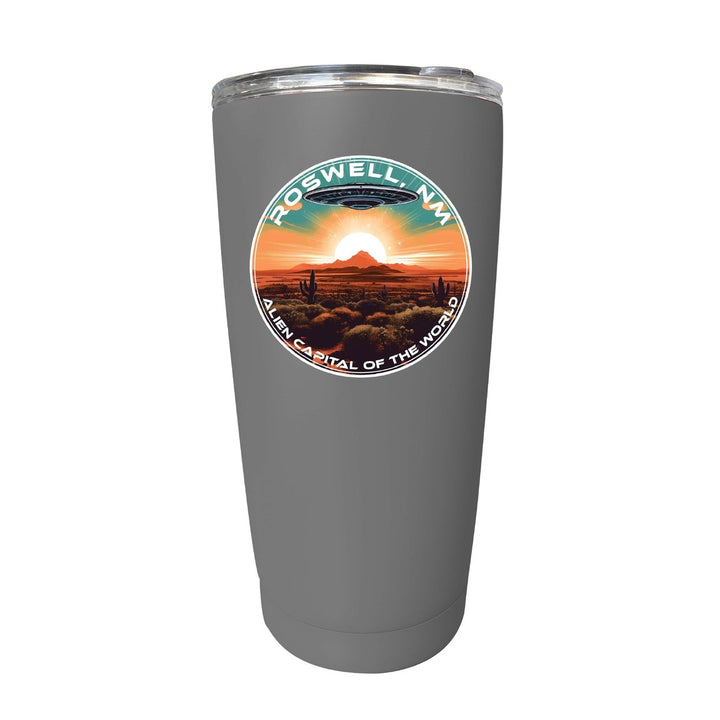 Roswell Mexico Design A Souvenir 16 oz Stainless Steel Insulated Tumbler Image 10