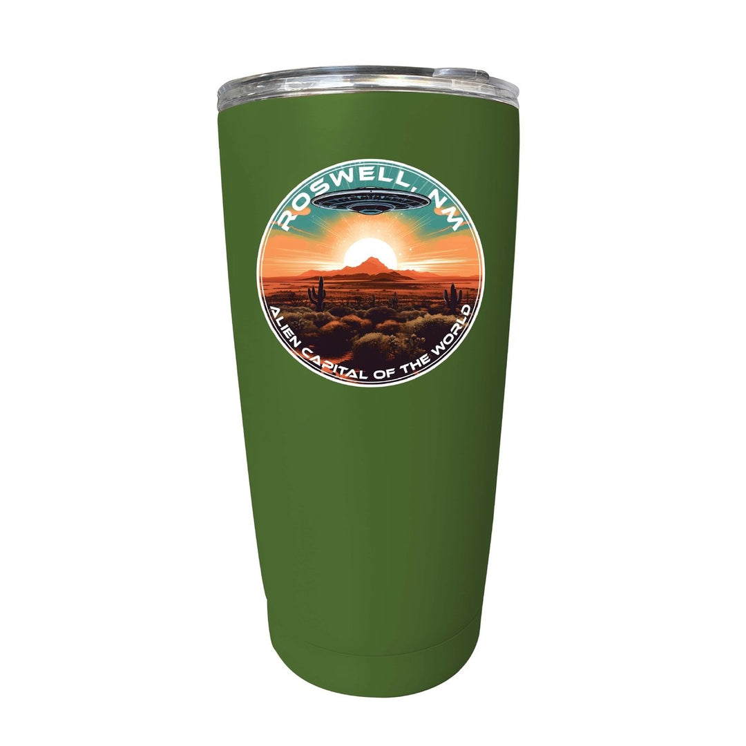 Roswell Mexico Design A Souvenir 16 oz Stainless Steel Insulated Tumbler Image 11