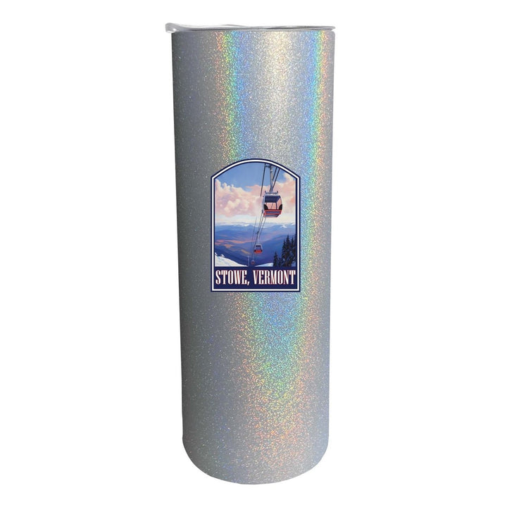 Stowe Mountain Vermont Design B Souvenir 20 oz Insulated Stainless Steel Skinny Tumbler Image 3