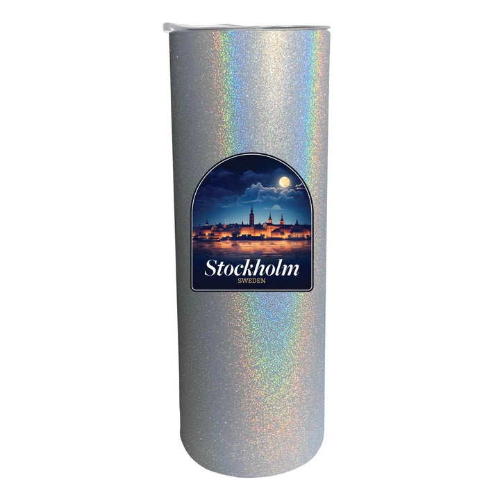 Stockholm Sweden Design B Souvenir 20 oz Insulated Stainless Steel Skinny Tumbler Image 4