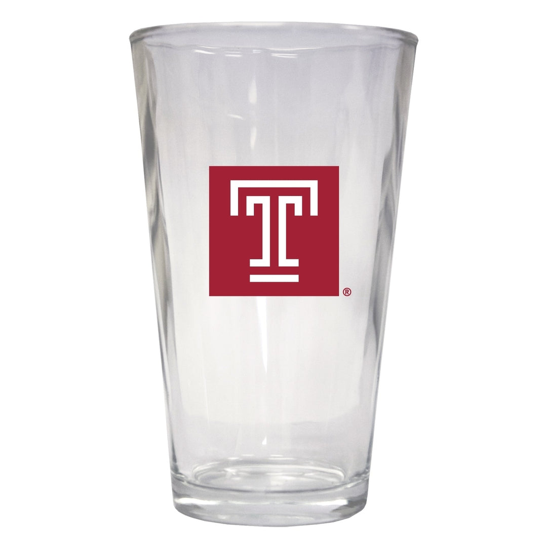 Temple University 16 oz Pint Glass Officially Licensed Collegiate Product Image 1