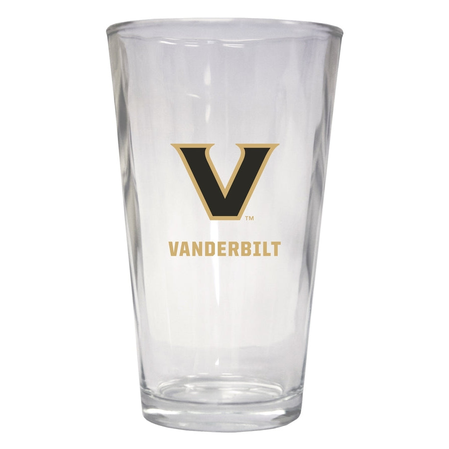 Vanderbilt University 16 oz Pint Glass Officially Licensed Collegiate Product Image 1