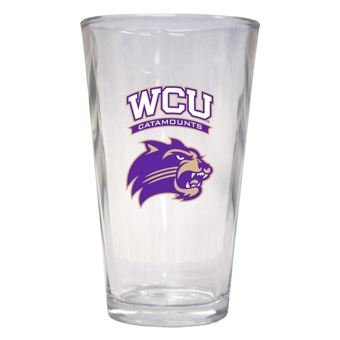 Western Carolina University 16 oz Pint Glass Officially Licensed Collegiate Product Image 1