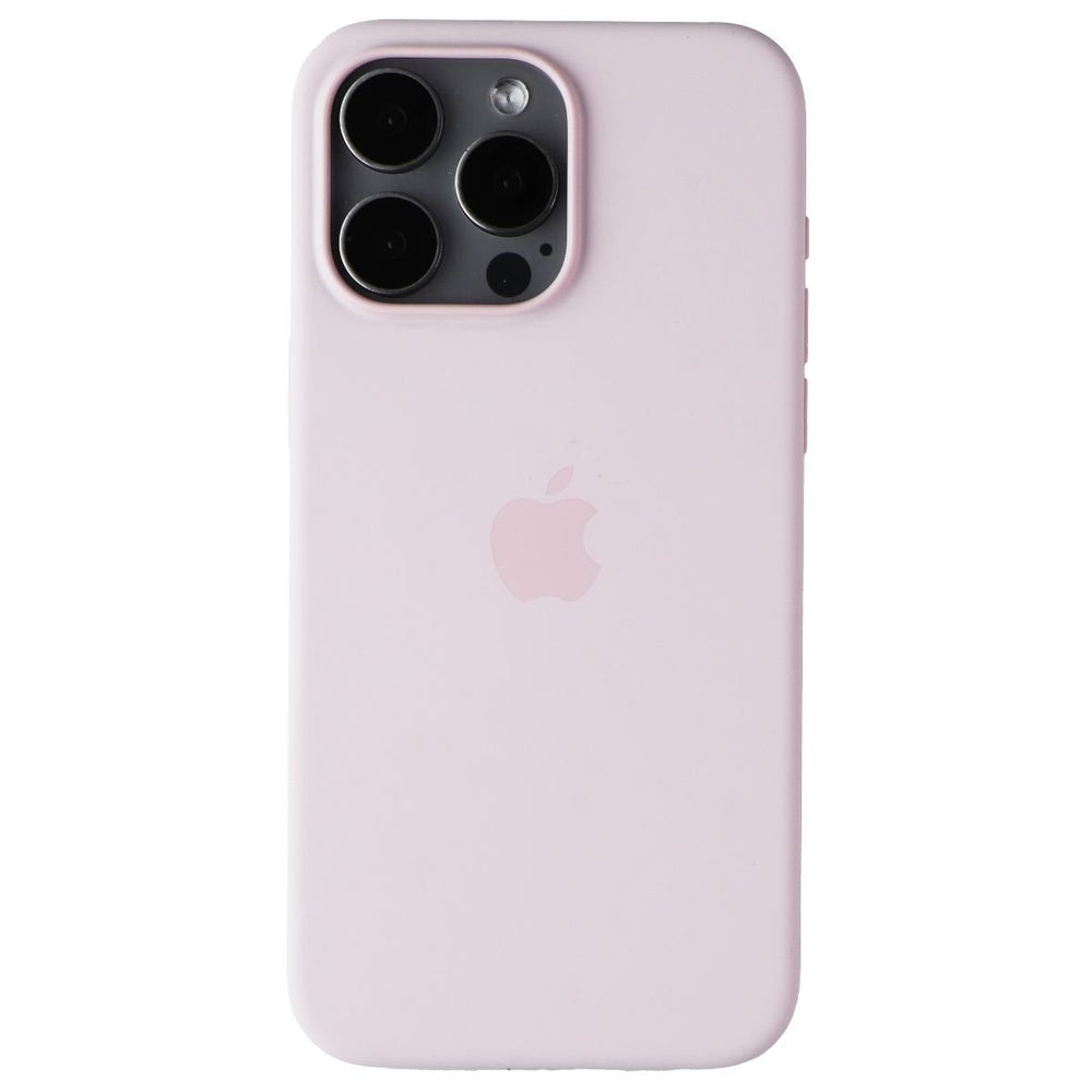 Apple Official Silicone Case for MagSafe for iPhone 15 Pro Max - Light Pink Image 2