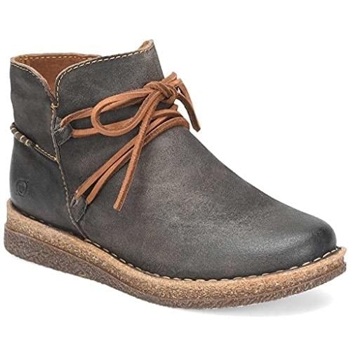 Born Womens Calyn Bootie Concrete Distrtessed (Dark Grey) - BR0027642 DK GREY (CONCRETE) DISTREESED Image 1