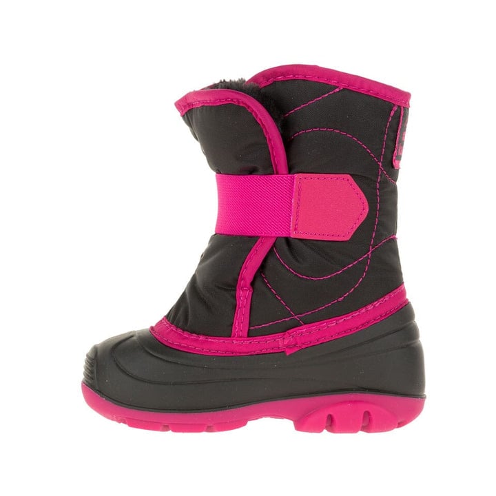 Kamik Snowbug 3 Winter Boot Black Rose Toddlers Size 5 Waterproof Insulated Image 4