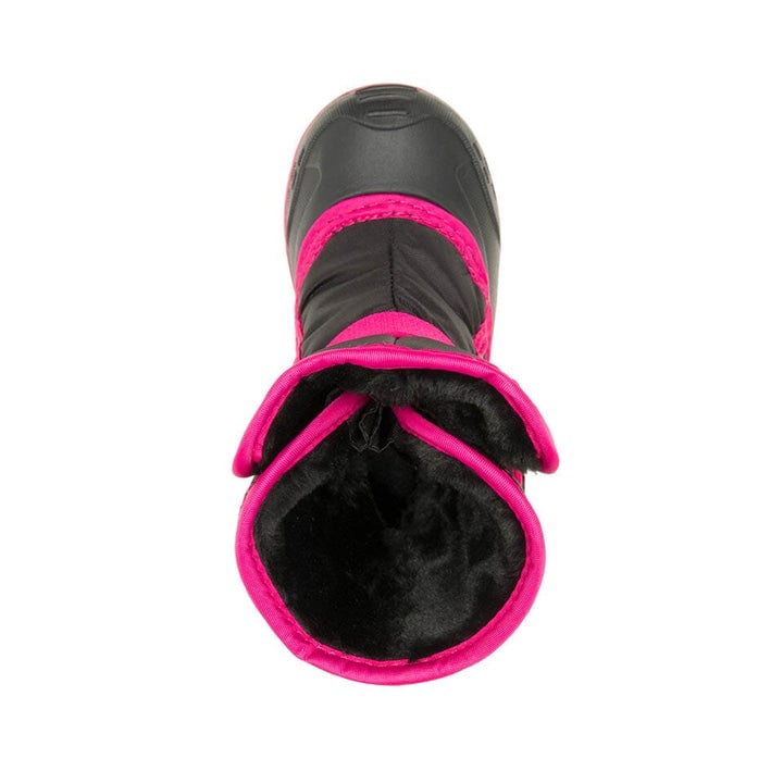 Kamik Snowbug 5 Winter Boots Black/Rose Toddler Size 7T Waterproof Insulated Image 2