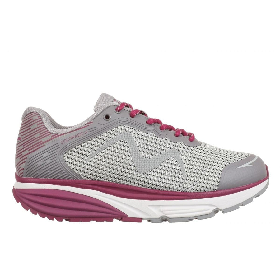 MBTS Colorado X W LT Sneakers Grey Berry Lightweight Stylish Athletic Shoes Image 1