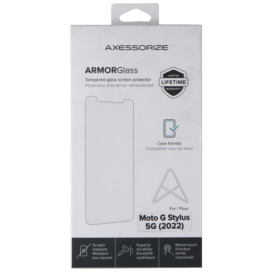 Axessorize ArmorGlass Tempered Screen Protector for Moto G Stylus 5G (2022) Image 1