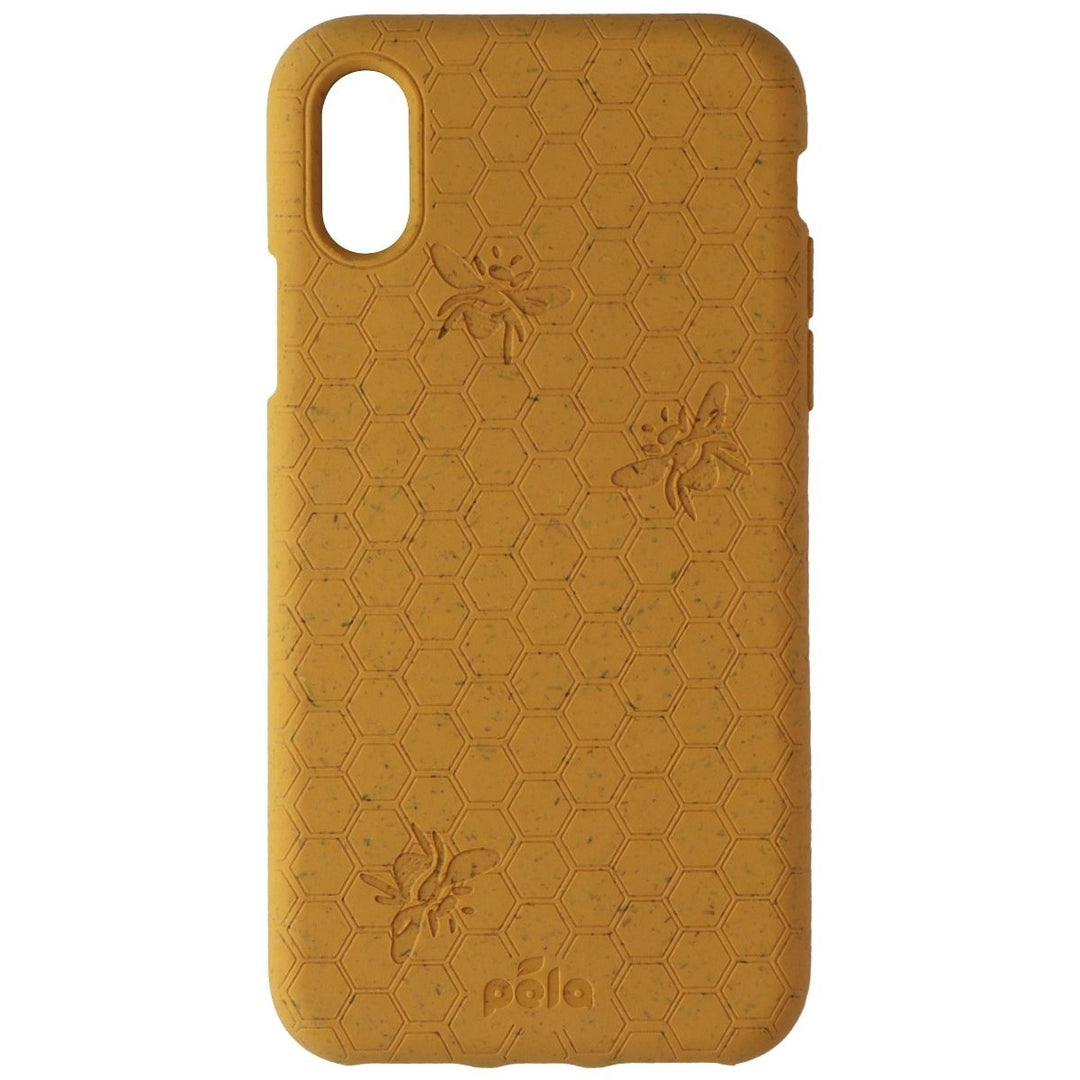 Pela Eco-Friendly Bee Edition Case for Apple iPhone Xs - Yellow / Bees Image 2