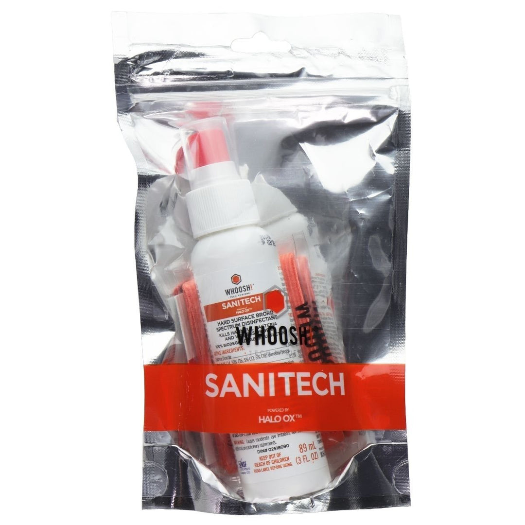 WHOOSH! Sanitech Hard Surface Broad Spectrum Disinfectant with Cloth - 3 FL. OZ Image 1