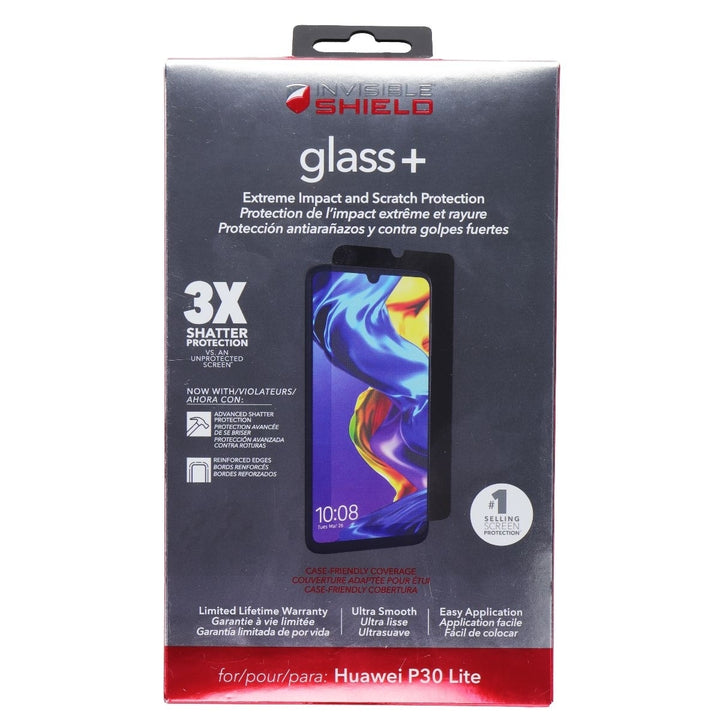 ZAGG InvisibleShield (Glass+) Tempered Glass for Huawei P30 Lite - Clear Image 1