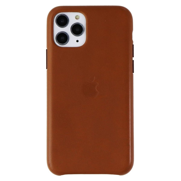 Apple Leather Case for iPhone 11 Pro (5.8-inch) Smartphone - Saddle Brown Image 2