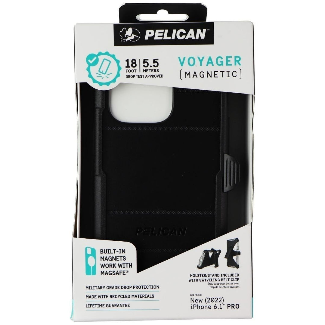 Pelican Voyager Series Magnetic Case with Clip for Apple iPhone 14 Pro - Black Image 4