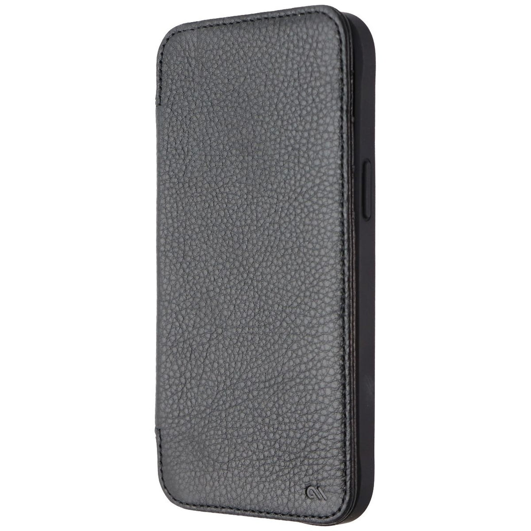 Case-Mate Wallet Folio Leather Case for MagSafe for iPhone 14 Pro Max - Black Image 2