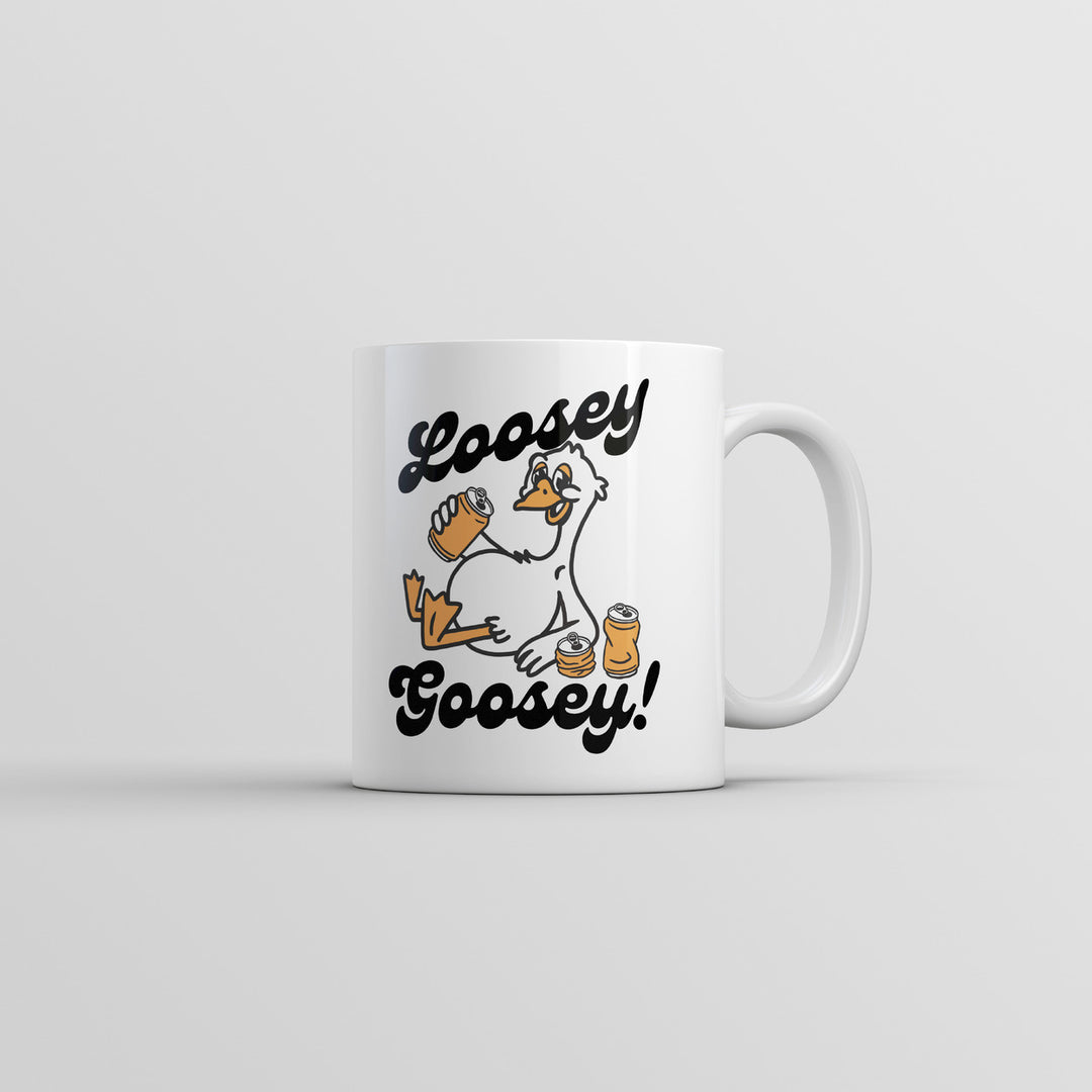 Loosey Goosey Mug Funny Drinking Graphic Novelty Coffee Cup-11oz Image 1
