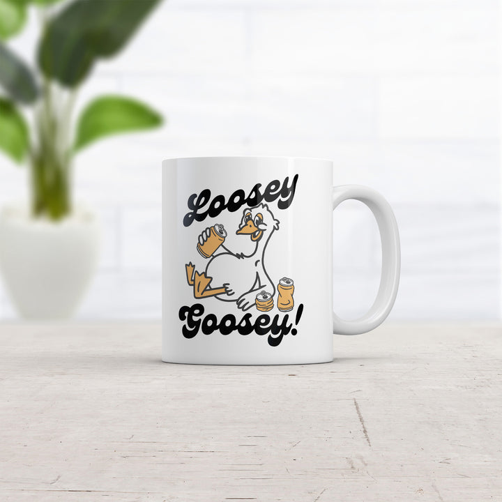 Loosey Goosey Mug Funny Drinking Graphic Novelty Coffee Cup-11oz Image 2