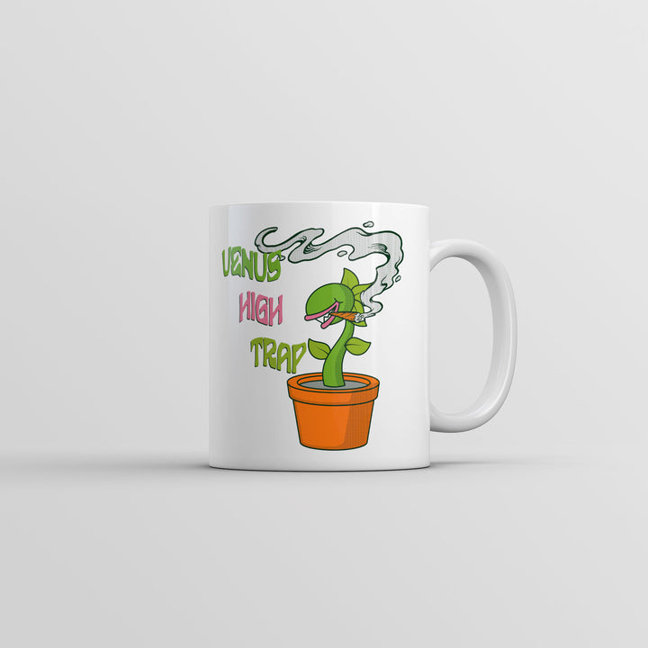 Venus High Trap Mug Funny Sarcastic 420 Graphic Novelty Coffee Cup-11oz Image 1