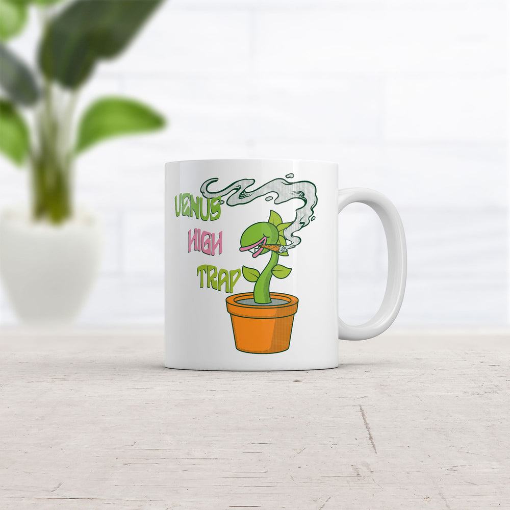 Venus High Trap Mug Funny Sarcastic 420 Graphic Novelty Coffee Cup-11oz Image 2