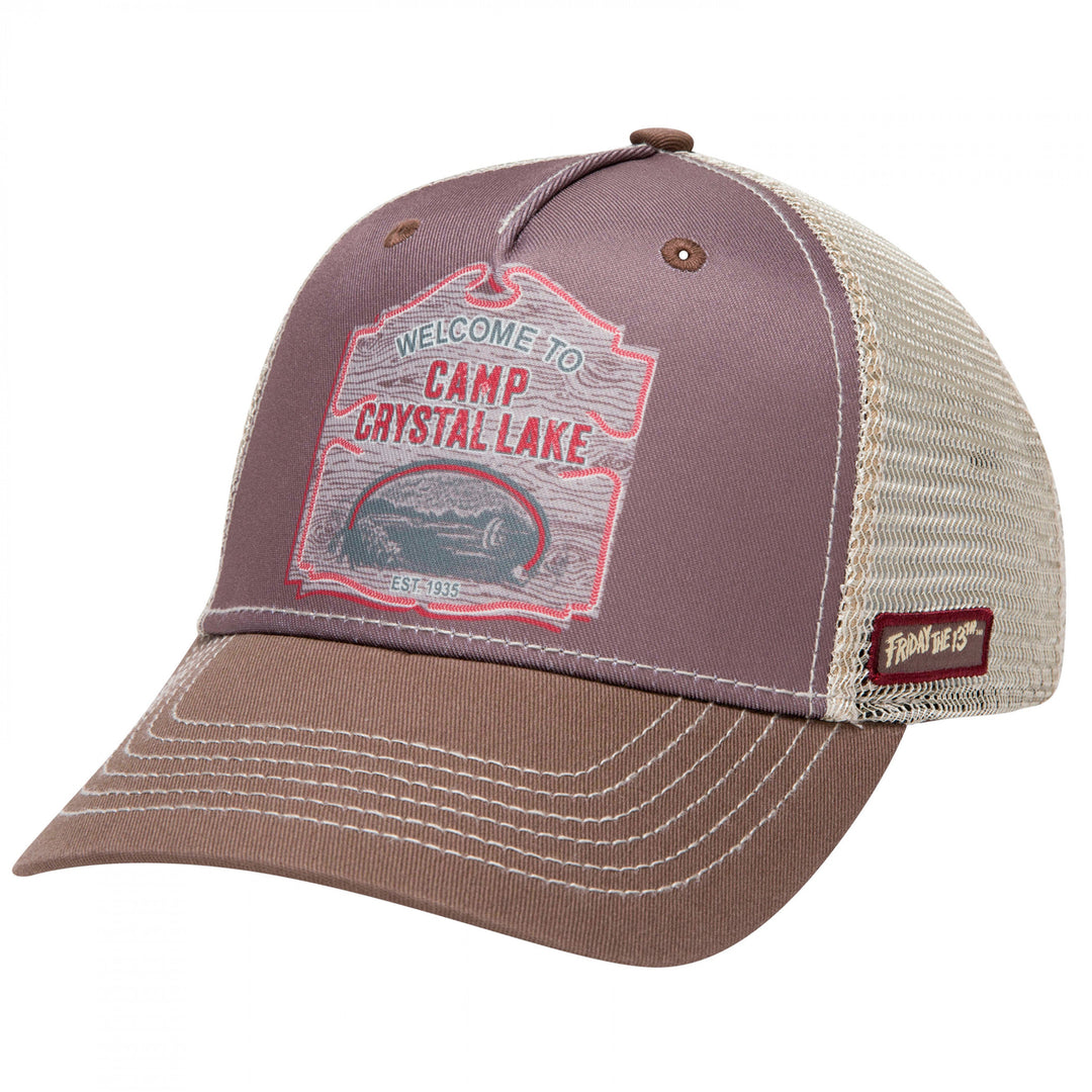 Friday the 13th Welcome to Crystal Lake Adjustable Hat Image 1