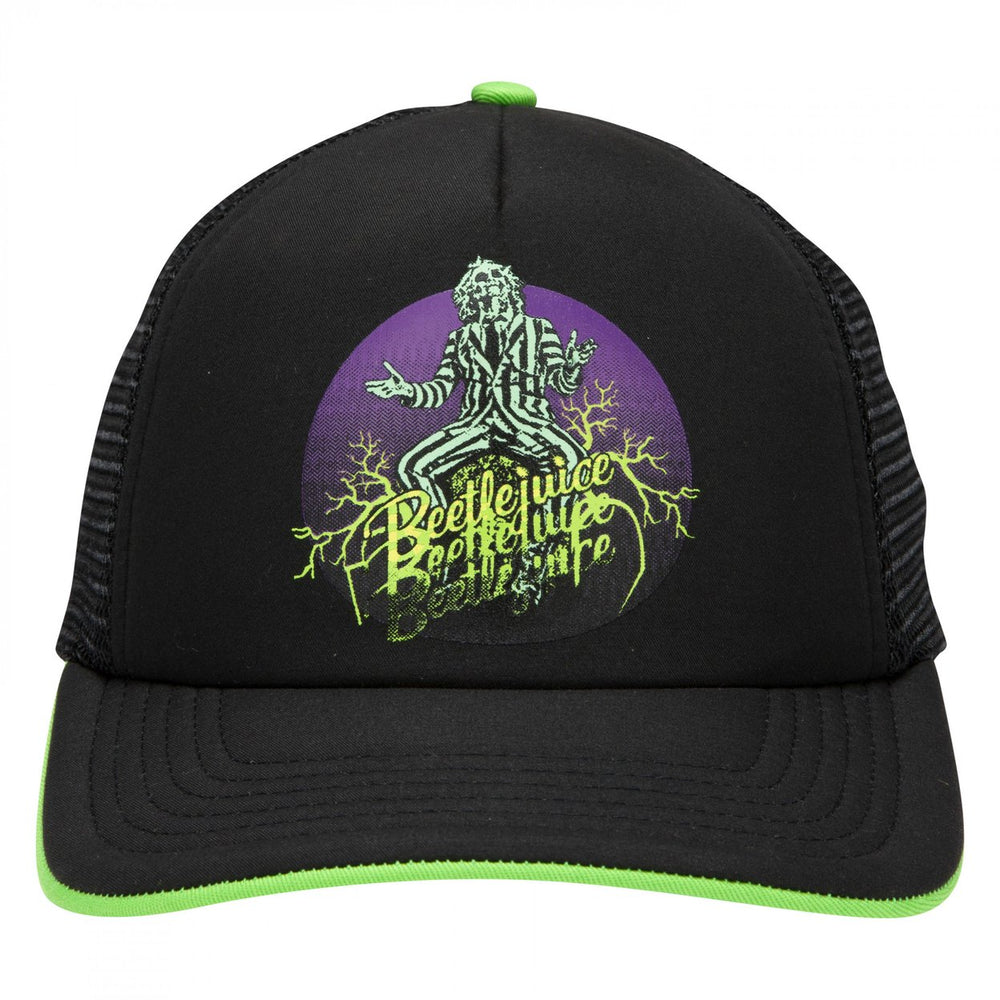 Beetlejuice Roots Retro Trucker Hat Image 2