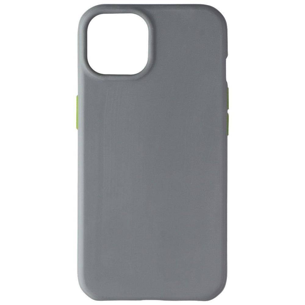 Tech21 EcoSlim Series Soft Case for Apple iPhone 13 - Gray/Lime Image 2