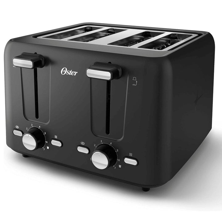 Oster 4-Slice Toaster Cool-Touch Extra-Wide Slots Brushed Stainless Steel Model 2154669 Image 1