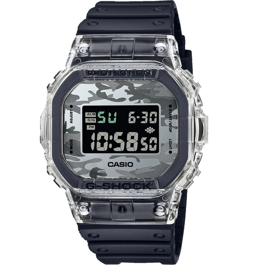 Casio G-Shock DW5600SKC-1 Mens Black Dial Quartz Watch Stainless Steel Resin Image 1