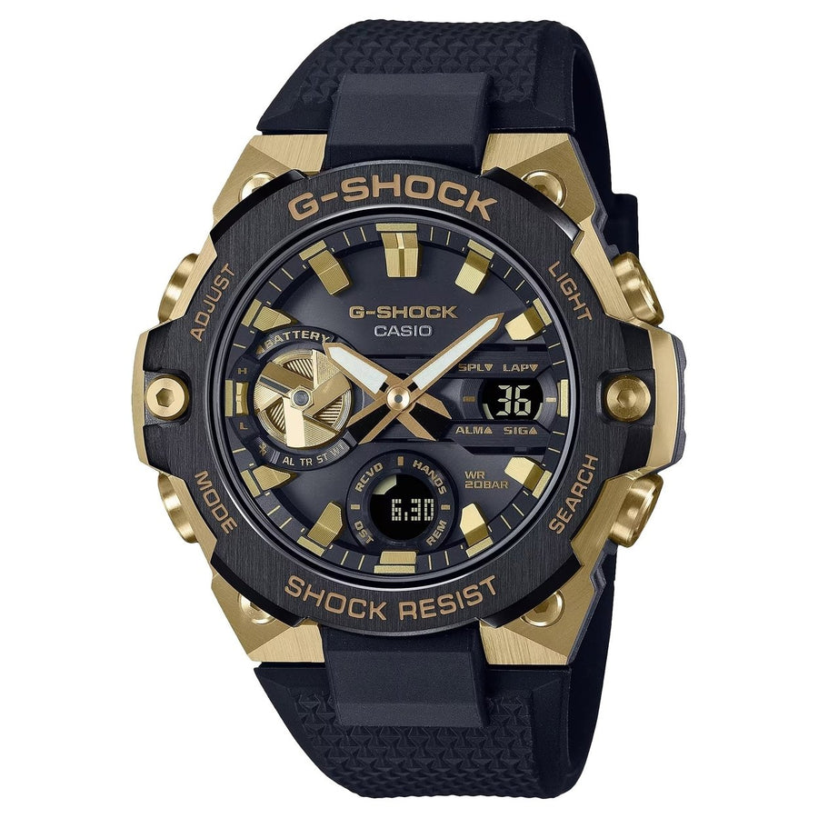 Casio Mens G-Shock Black Dial Watch - GSTB400GB-1A9 Image 1