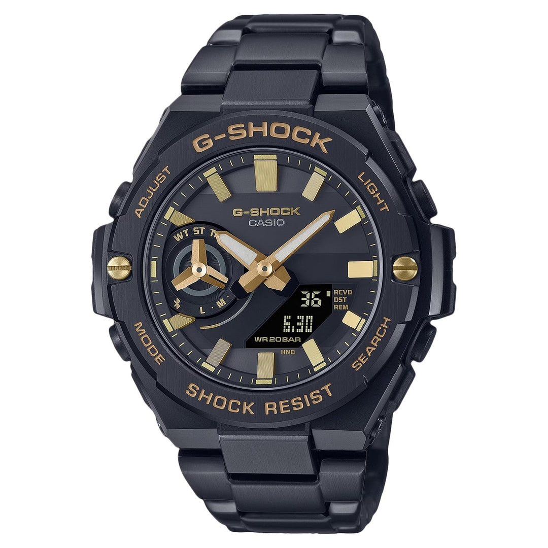 Casio Mens G-Shock G-Steel GST-B500 Series Black Dial Watch - GSTB500BD-1A9 Image 1