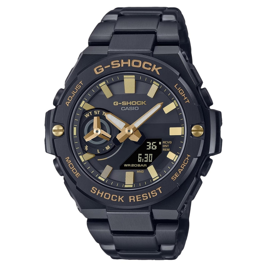 Casio Mens G-Shock G-Steel GST-B500 Series Black Dial Watch - GSTB500BD-1A9 Image 1