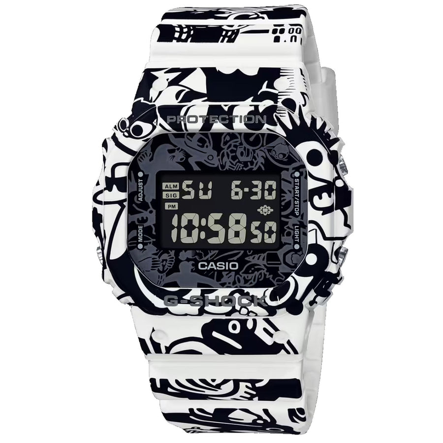 Casio G-Shock DW5600GU-7 Mens Grey Dial Quartz Watch Resin 200m Waterproof Image 1