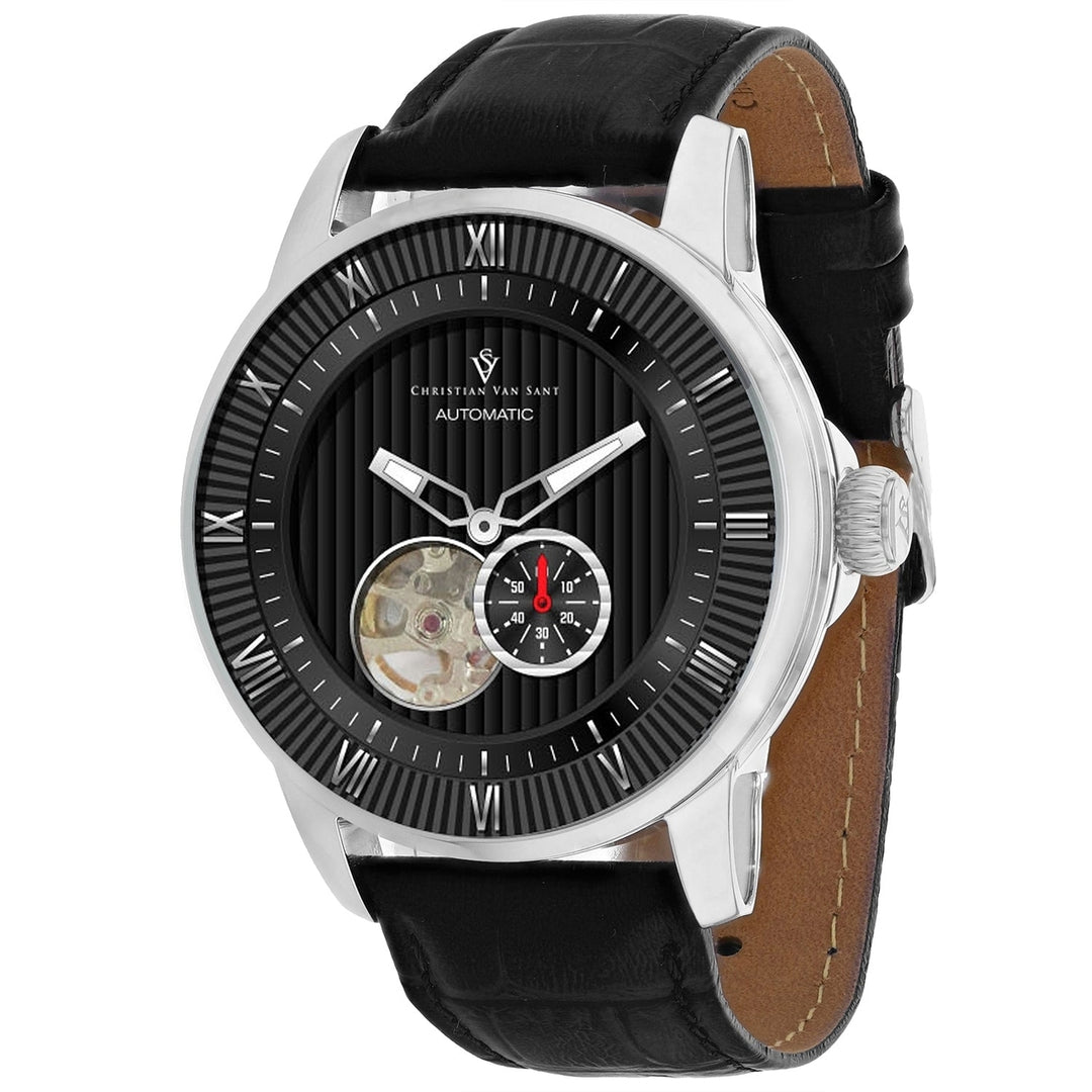 Christian Van Sant Mens Viscay Black Dial Watch - CV0551 Image 1