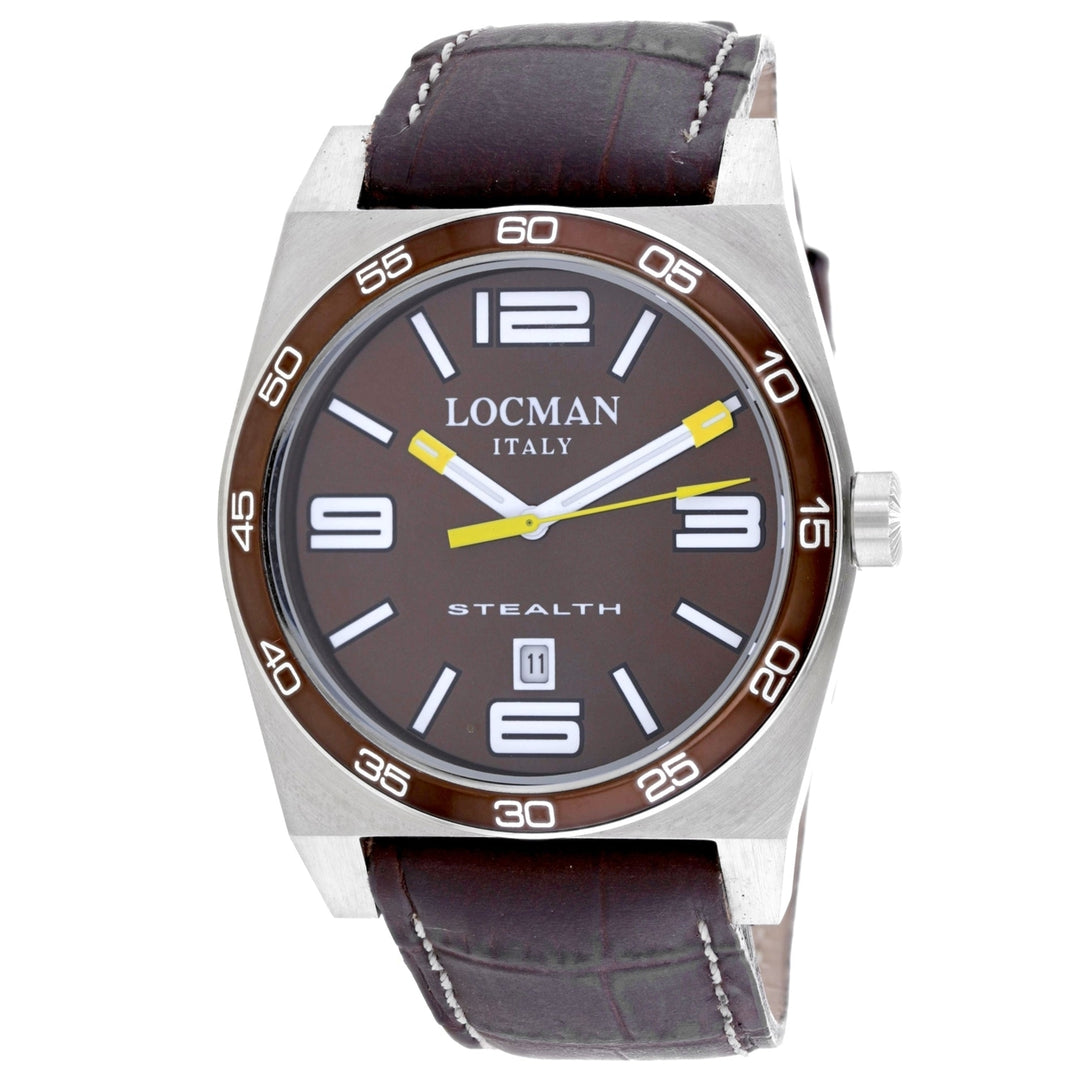 Locman Mens Classic Brown Dial Watch - 208BRYLBRBRL Image 1