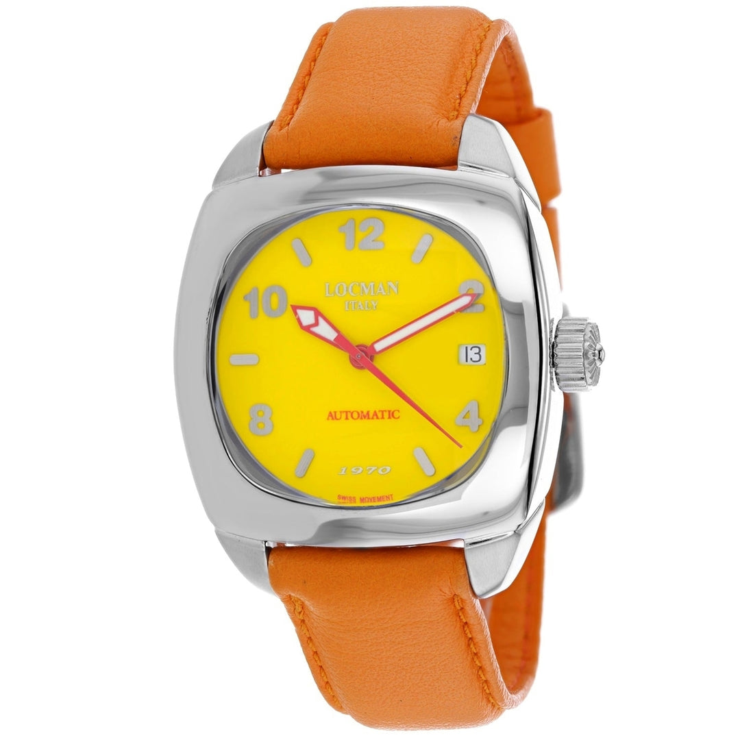 Locman Mens Classic Yellow Dial Watch - 197300YL Image 1