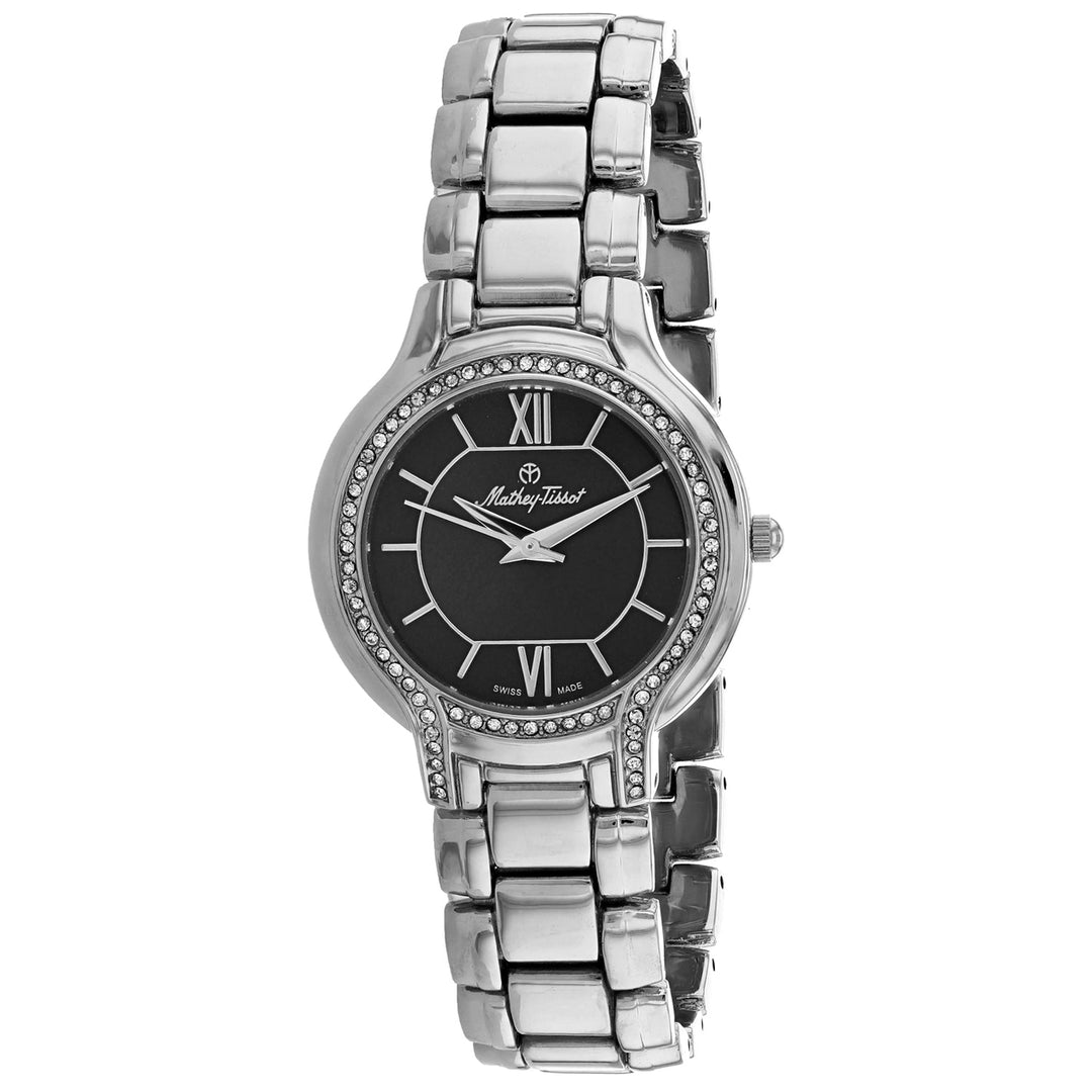 Mathey Tissot Womens Classic Black Dial Watch - D2781AN Image 1