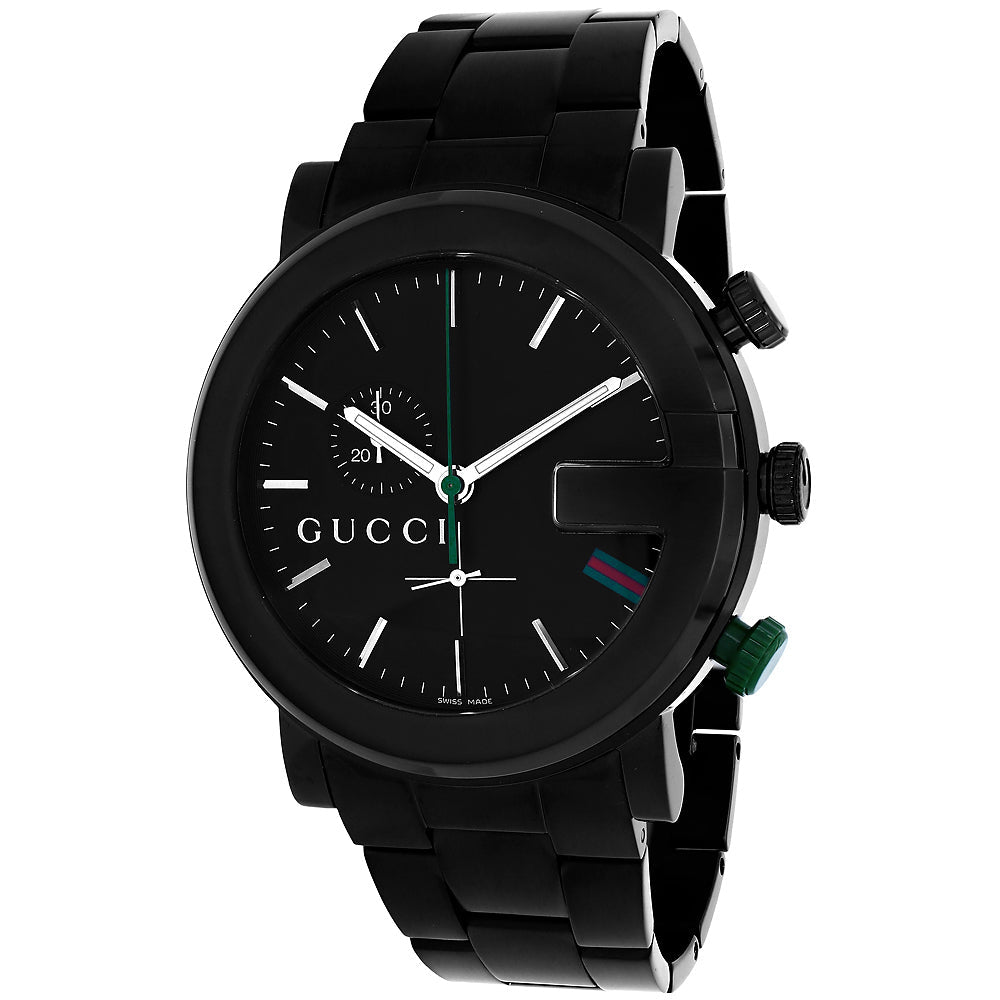 Gucci Mens 101 Series Black Dial Watch - YA101331 Image 1