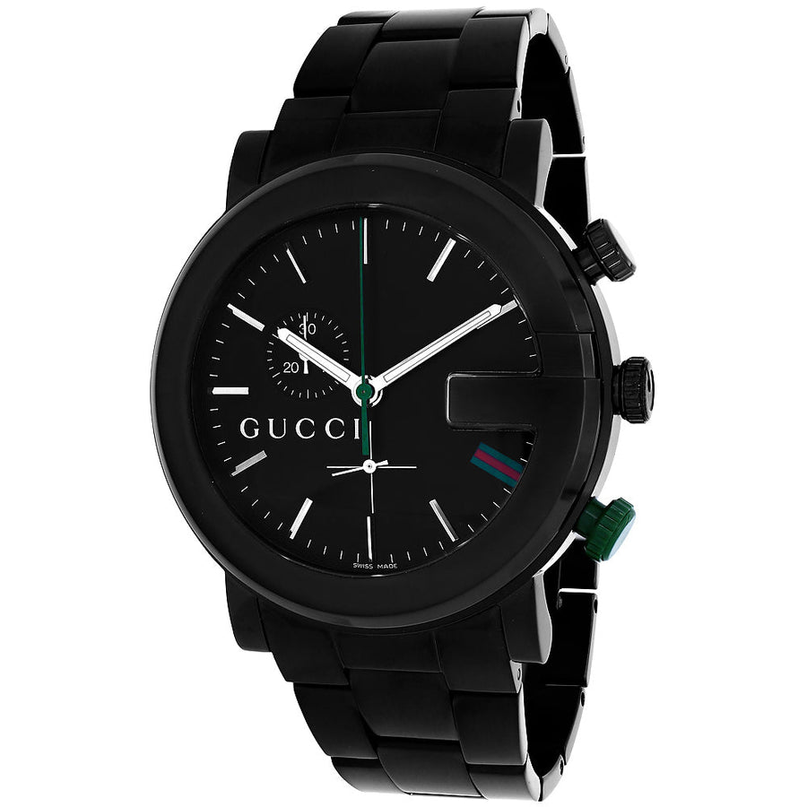 Gucci Mens 101 Series Black Dial Watch - YA101331 Image 1