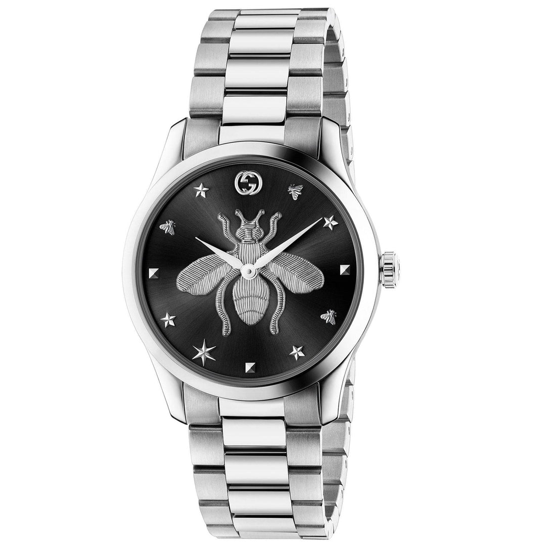 Gucci Womens G-Timeless Black Dial Watch - YA1265024 Image 1