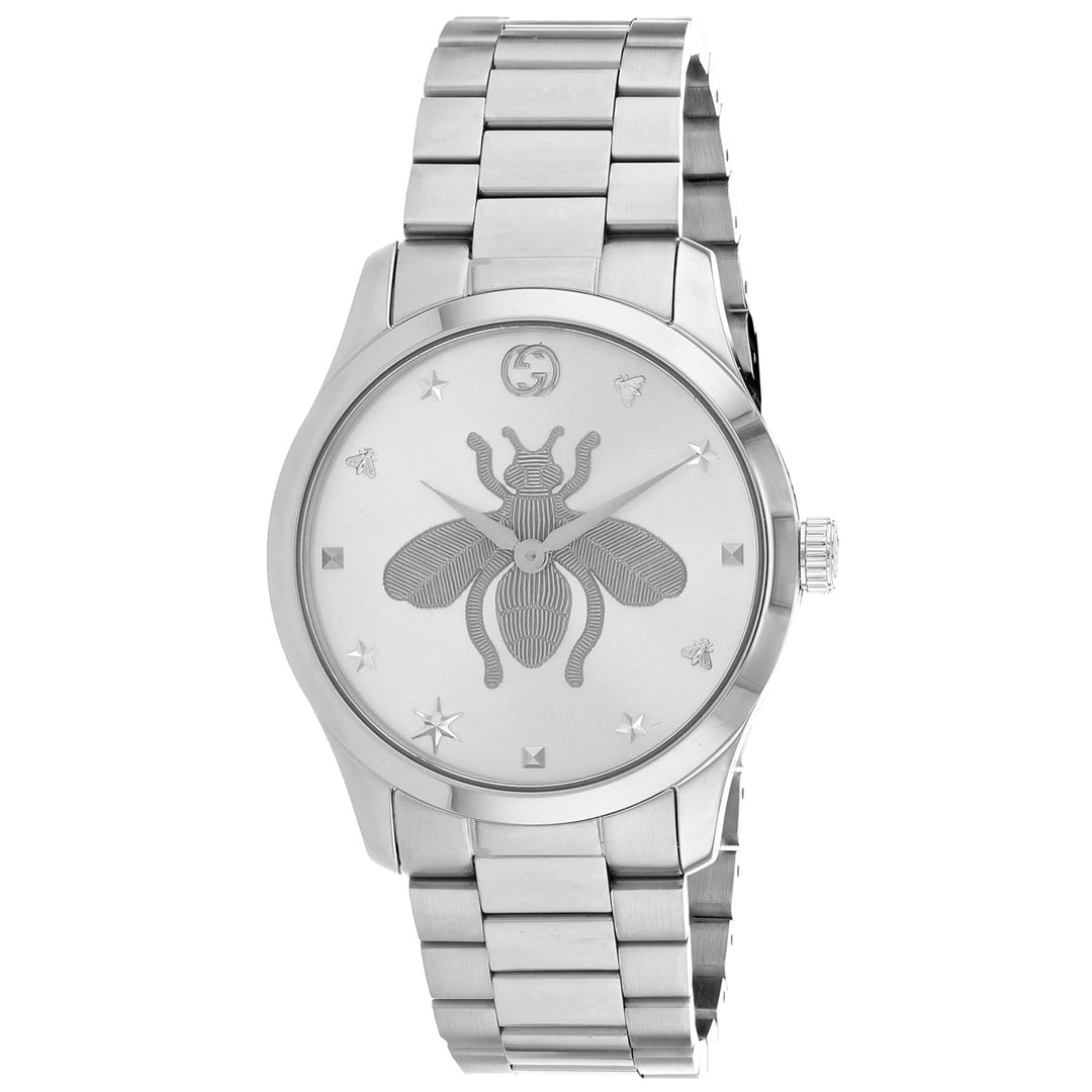 Gucci Womens G-Timeless Silver Dial Watch - YA1264126 Image 1