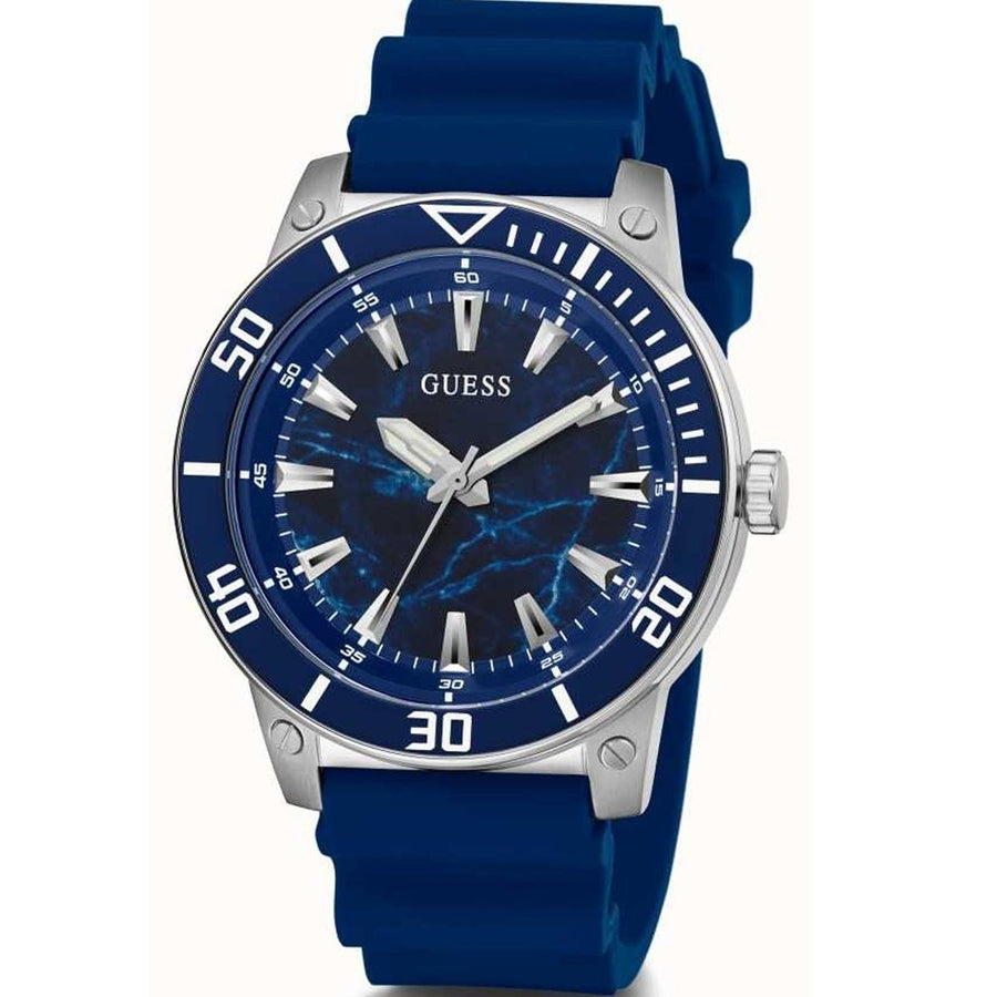 Guess Mens Classic Blue Dial Watch - GW0420G1 Image 1