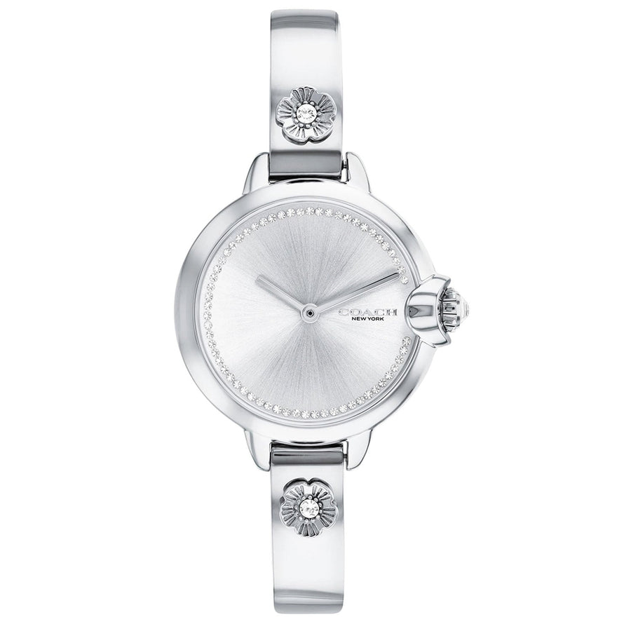 Coach Womens Silver Dial Watch 14503957 Stainless Steel Quartz Water Resistant Image 1